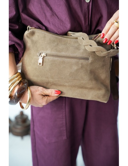 Pochette Tressé Camel PULAC Noho - 2 | Welcome