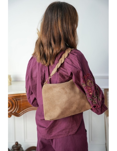 Pochette Tressé Camel PULAC Noho - 4 | Welcome