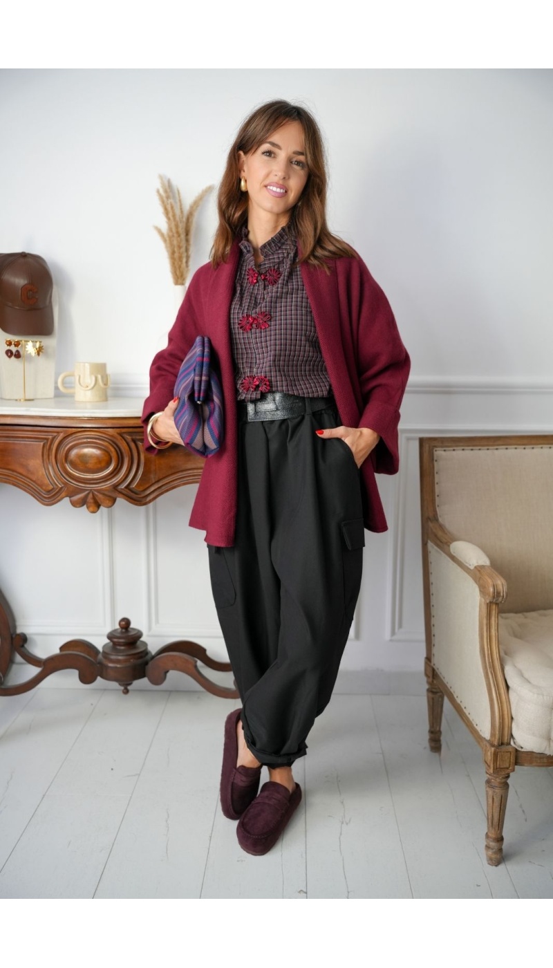 Gilet Bordeaux MUGGIA Noho - 4 | Accueil