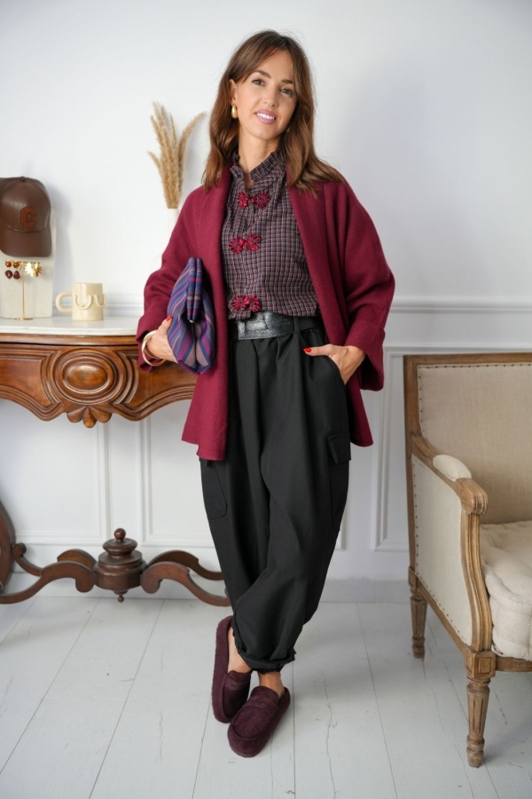PANTALON FEMME CEINTU NOIR H26 Noho - 1 | New page A