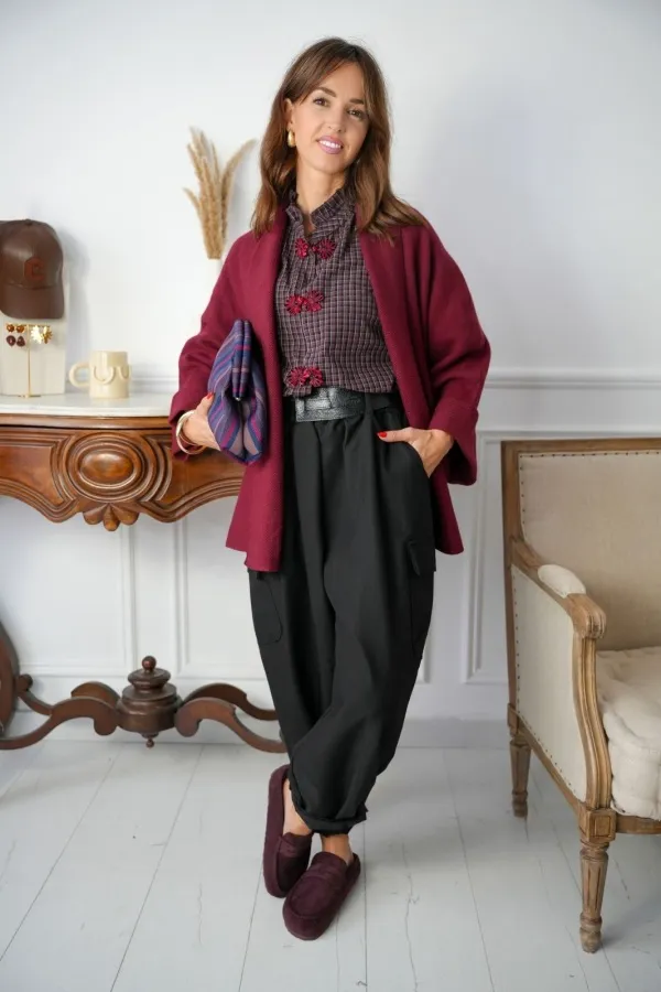 Pantalon Ceinture Noir ANGELA Noho - 1 | New page A