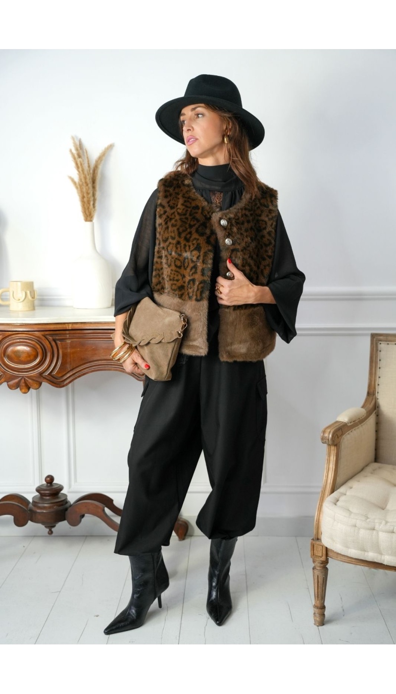 Blazer Carreaux Marron MARGA Noho - 7 | Welcome