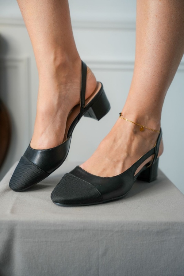 Slingback Talons Noir DEEPLY Noho - 1 | Bem-vindo