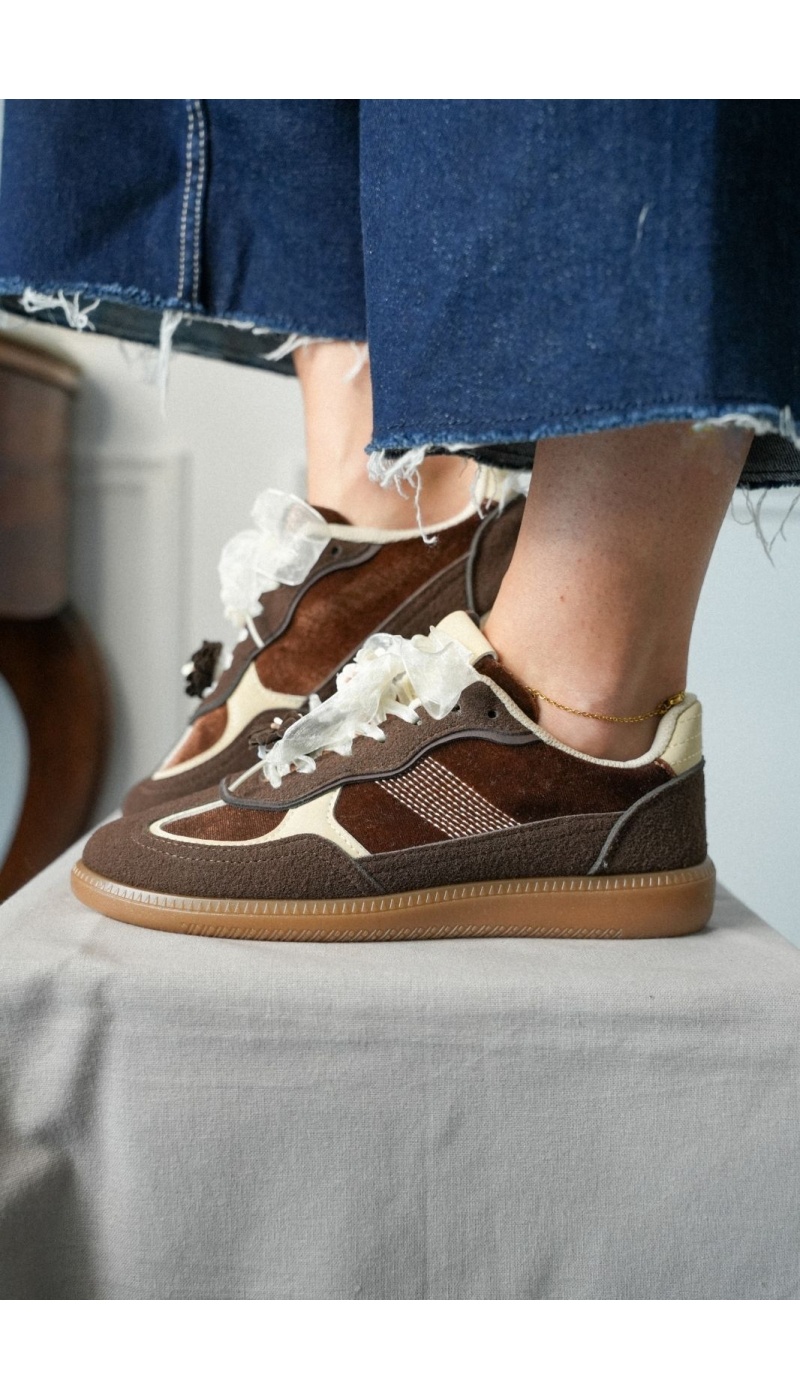 Baskets Fleurs Marron ANTONELLA Noho - 3 | Accueil