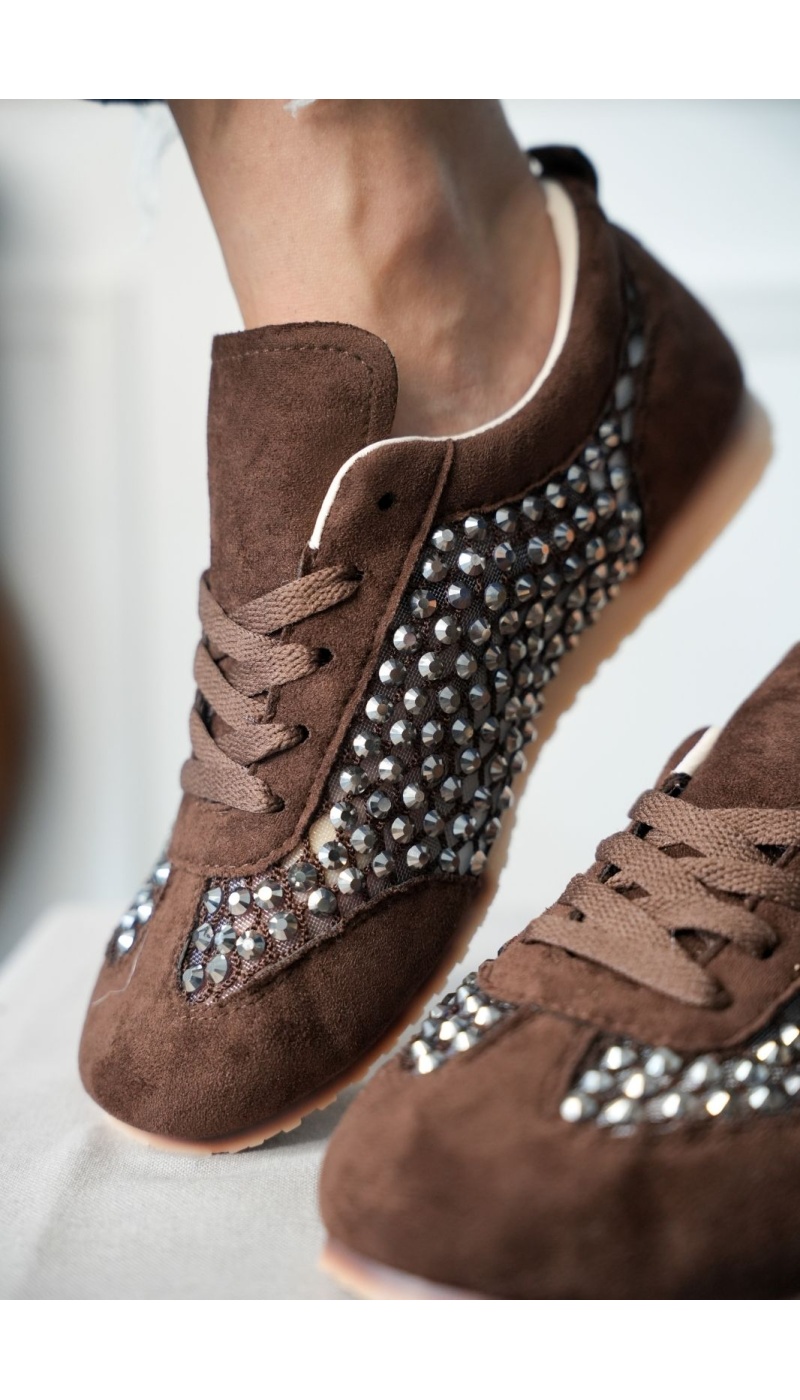 Basket Strass Marron GLAW Noho - 2 | Welcome