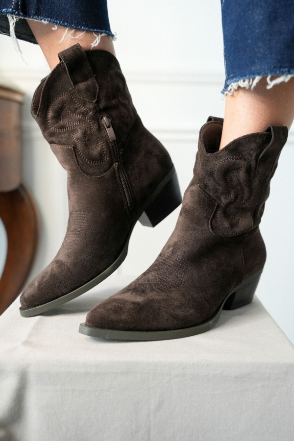 Bottines Marron Cowboy TEXAS Noho - 1 | Bem-vindo