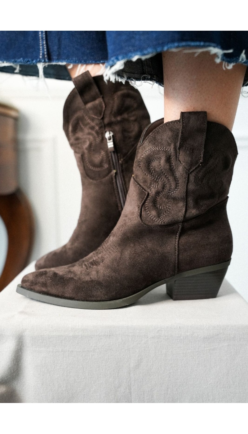 Bottines Marron Cowboy TEXAS Noho - 2 | Welcome