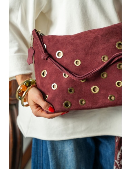 Sac Bordeaux Rivet MELISSA Noho - 2 | Welcome