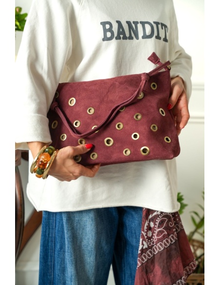 Sac Bordeaux Rivet MELISSA Noho - 1 | Welcome
