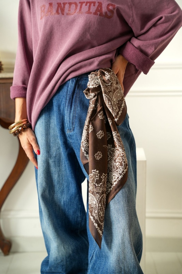 Foulard Bandana JUSTINE Noho - 1 | Accueil