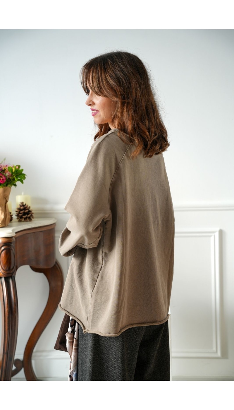 Sweat Banditas Taupe BASILEA BANDITAS - 3 | Accueil