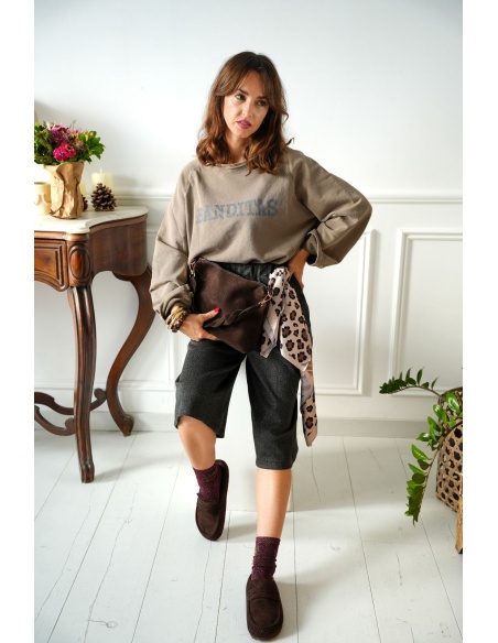 Sweat Banditas Taupe BASILEA BANDITAS - 1 | Welcome