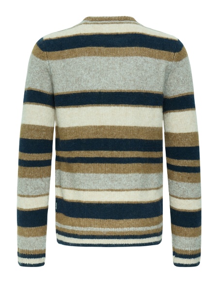 Pull Rayures Marine Beige BHDANNIE BLEND - 7 | HAUTS