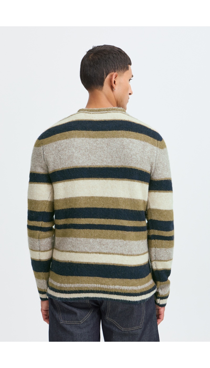 Pull Rayures Marine Beige BHDANNIE BLEND - 3 | TOPS