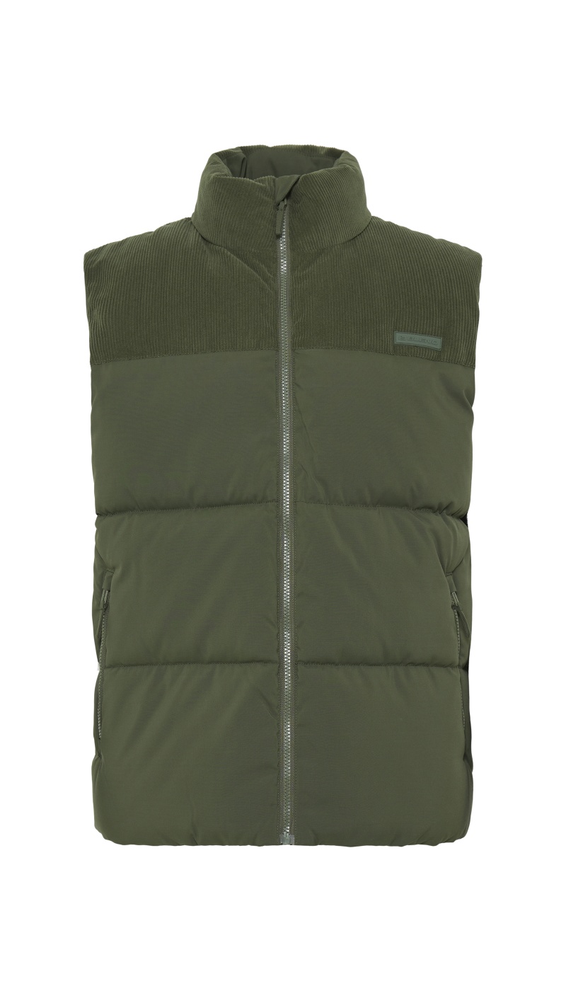 Doudoune Côtelé Kaki BHFLYNN BLEND - 6 | MEN