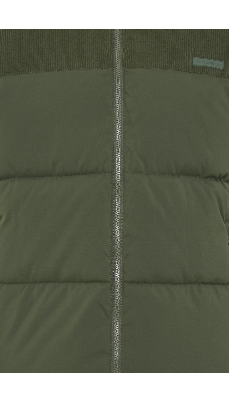 Doudoune Côtelé Kaki BHFLYNN BLEND - 5 | MEN