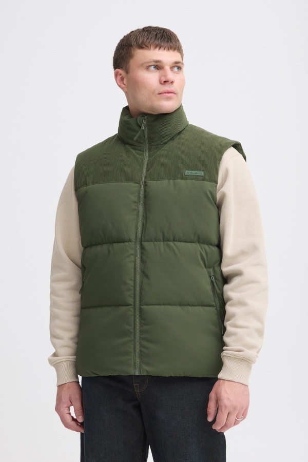 Doudoune Côtelé Kaki BHFLYNN BLEND - 1 | HOMMES 2