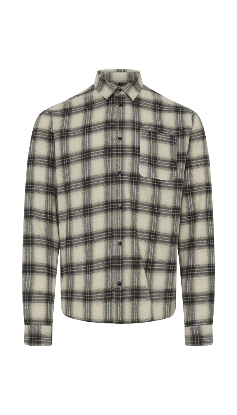 Chemise Carreaux Noire BHCLAUS BLEND - 6 | HAUTS