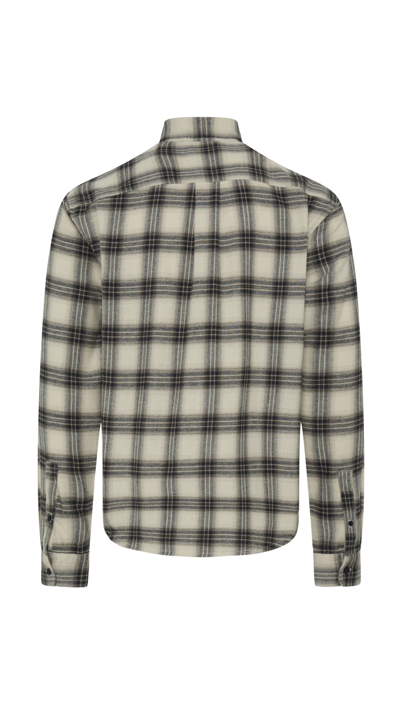 Chemise Carreaux Noire BHCLAUS BLEND - 7 | HAUTS
