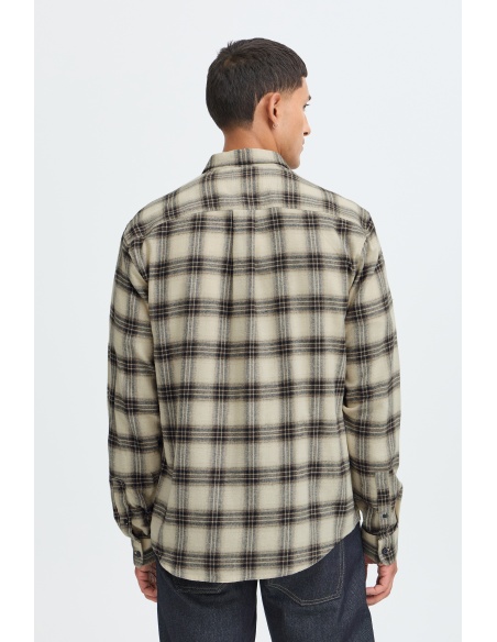 Chemise Carreaux Noire BHCLAUS BLEND - 3 | HAUTS