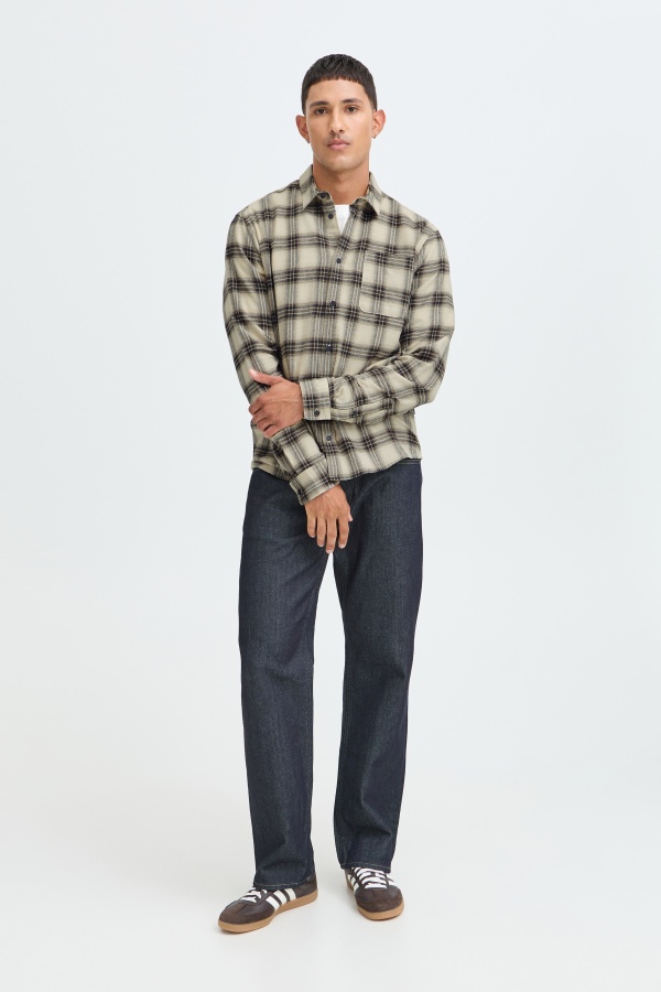 Chemise Carreaux Noire BHCLAUS BLEND - 1 | HAUTS