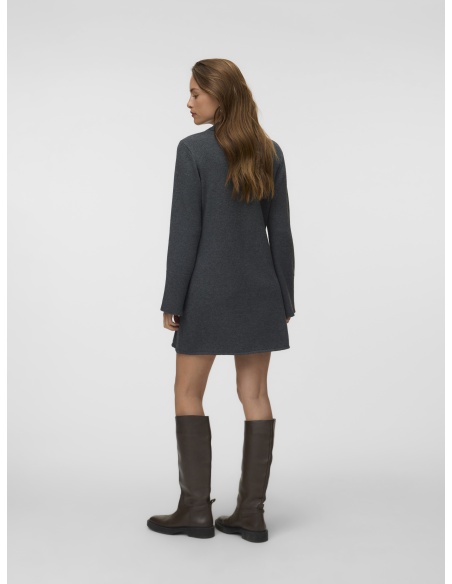 Robe Polo Dark Grey melange AWDIANNA Vero Moda - 2 | FEMMES