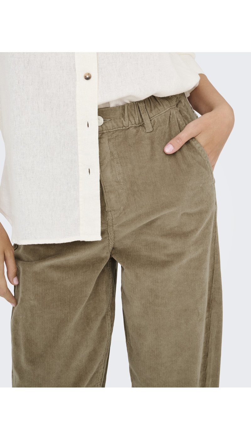 Pantalon velours Weathered ONLFLORA Longueur 30 ONLY - 4 | BAS