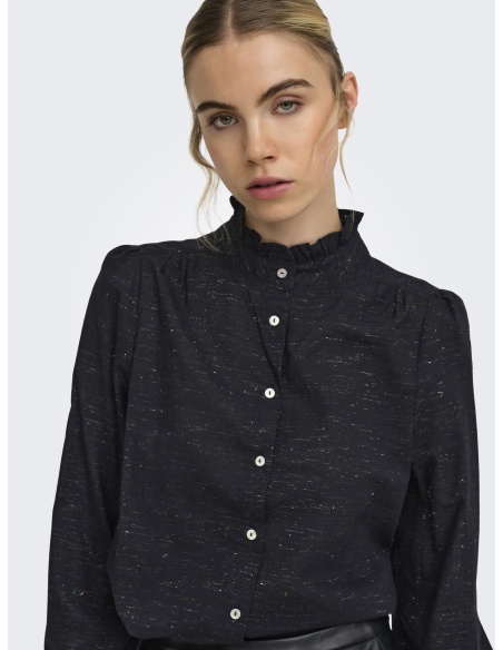 Chemise Glitter Black ONLAMIRA ONLY - 5 | TOPOS