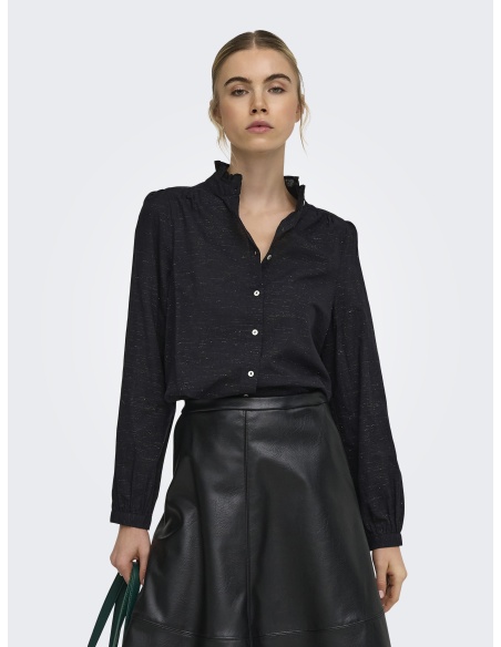 Chemise Glitter Black ONLAMIRA ONLY - 4 | HAUTS