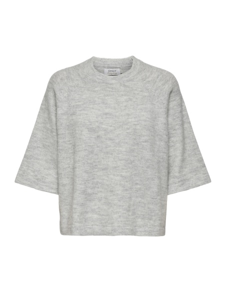 Pull Maille Light Grey Melange ONLSIMONI ONLY - 6 | TOPOS
