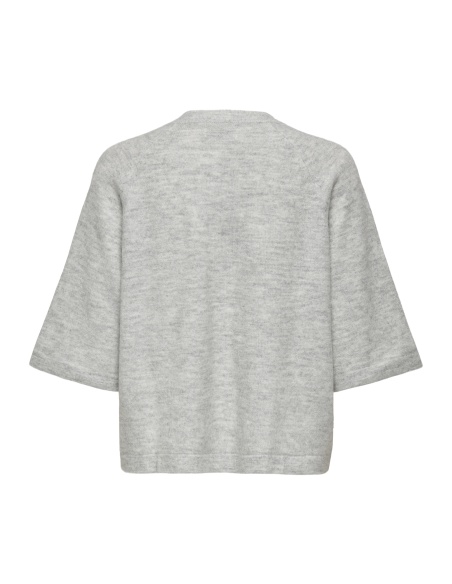 Pull Maille Light Grey Melange ONLSIMONI ONLY - 7 | HAUTS