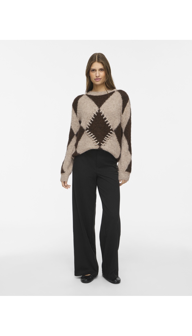 Pull Jacquard Natural Melange VITORA VILA - 1 | Bem-vindo