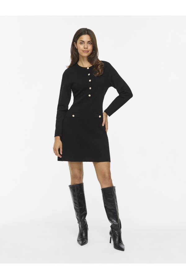 Robe Maille Black Beauty VISWAY VILA - 1 | FEMMES