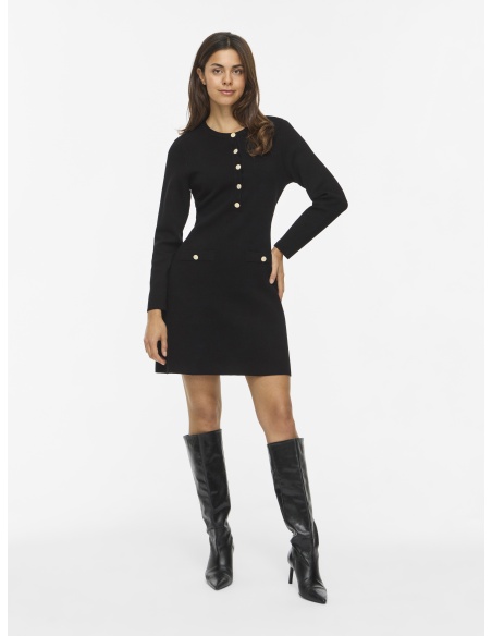 Robe Maille Black Beauty VISWAY VILA - 1 | FEMMES