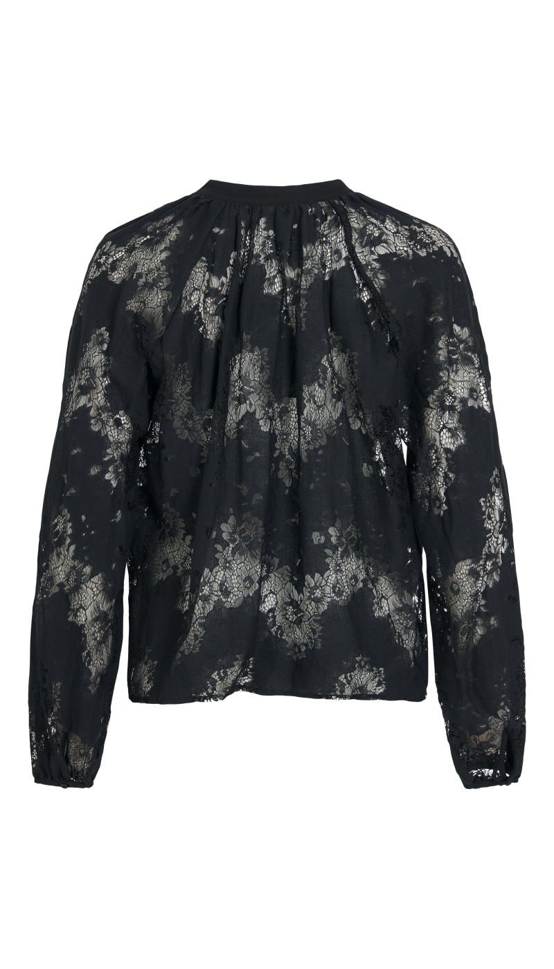 Chemisier Dentelle Black Beauty VILASIRA VILA - 2 | HAUTS