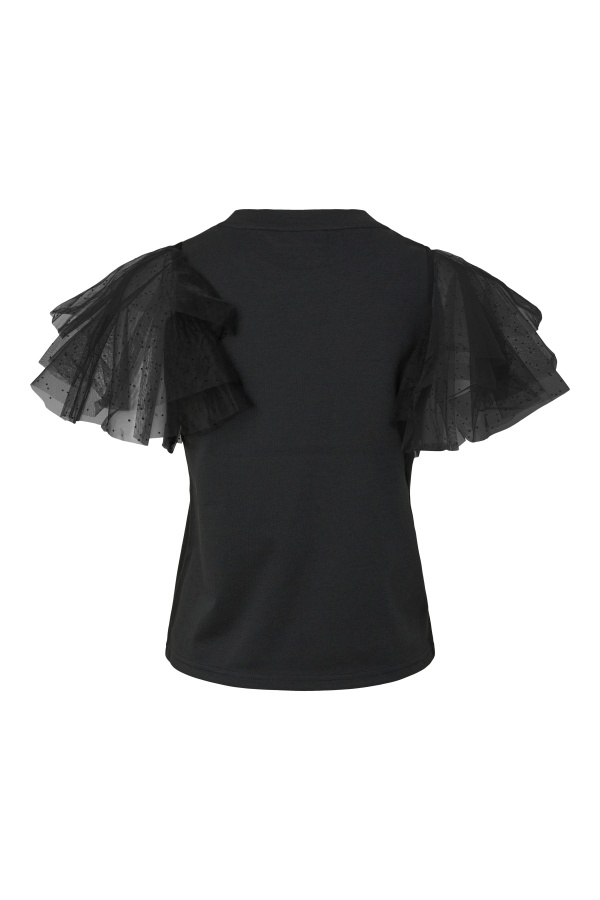 Top Tulle Black PCESTELLE VILA - 2 | TOPOS 2