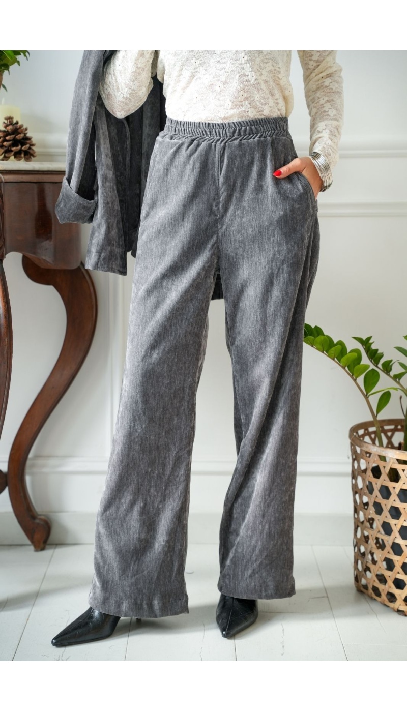 Pantalon Velours Gris Banditas PHELPS BANDITAS - 2 | Accueil