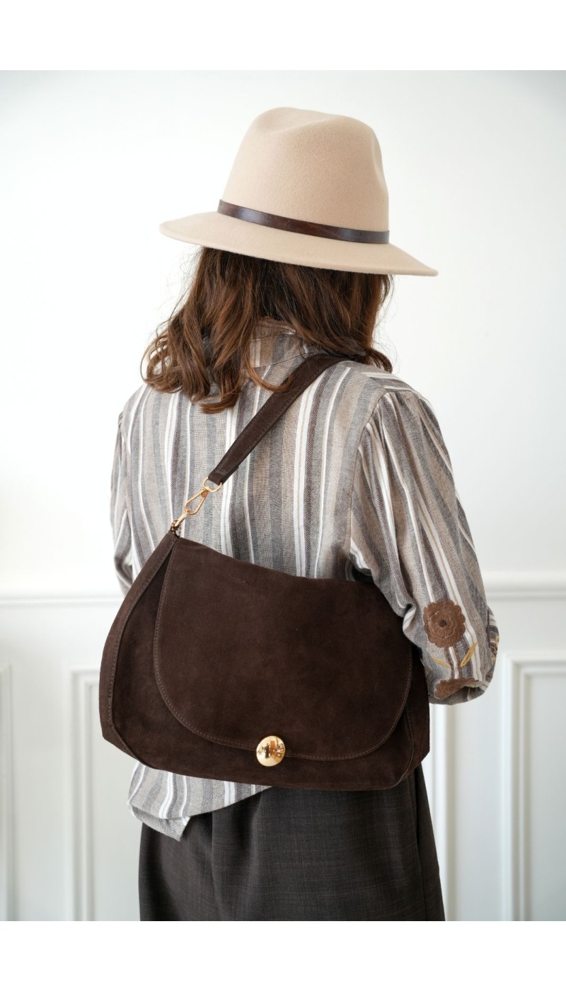 SAC FEMME BESACE CHOCO H26 Noho - 1 | Willkommen
