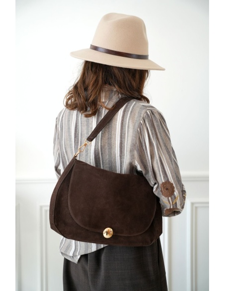 SAC FEMME BESACE CHOCO H26 Noho - 1 | Willkommen