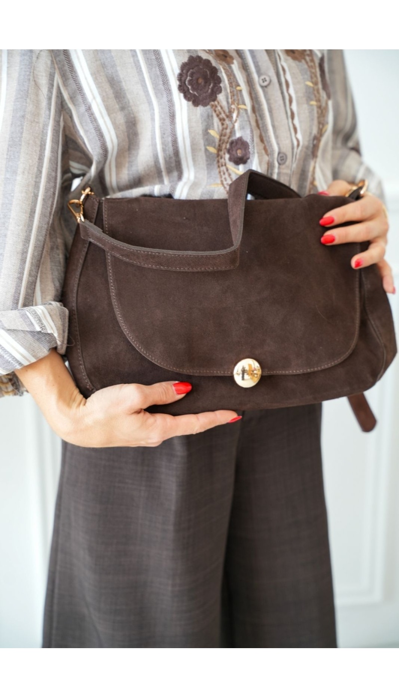 SAC FEMME BESACE CHOCO H26 Noho - 2 | Willkommen