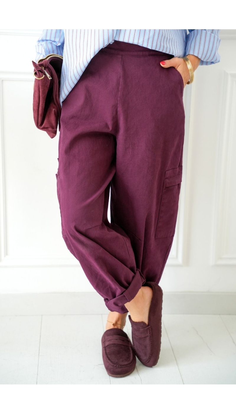 Pantalon Bordeaux JANE Noho - 2 | Accueil