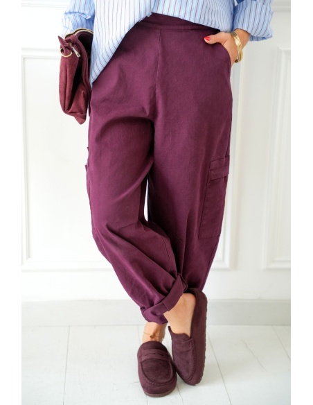 Pantalon Bordeaux JANE Noho - 2 | Accueil