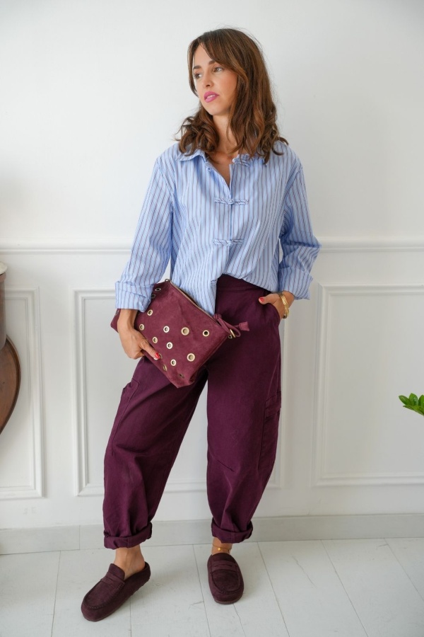 Pantalon Bordeaux JANE Noho - 3 | Accueil
