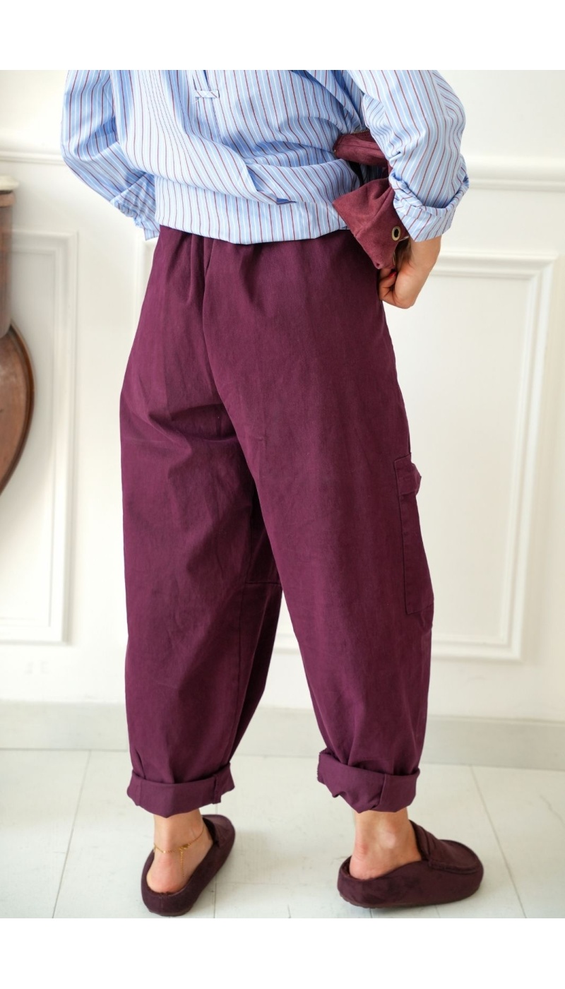 Pantalon Bordeaux JANE Noho - 4 | Accueil