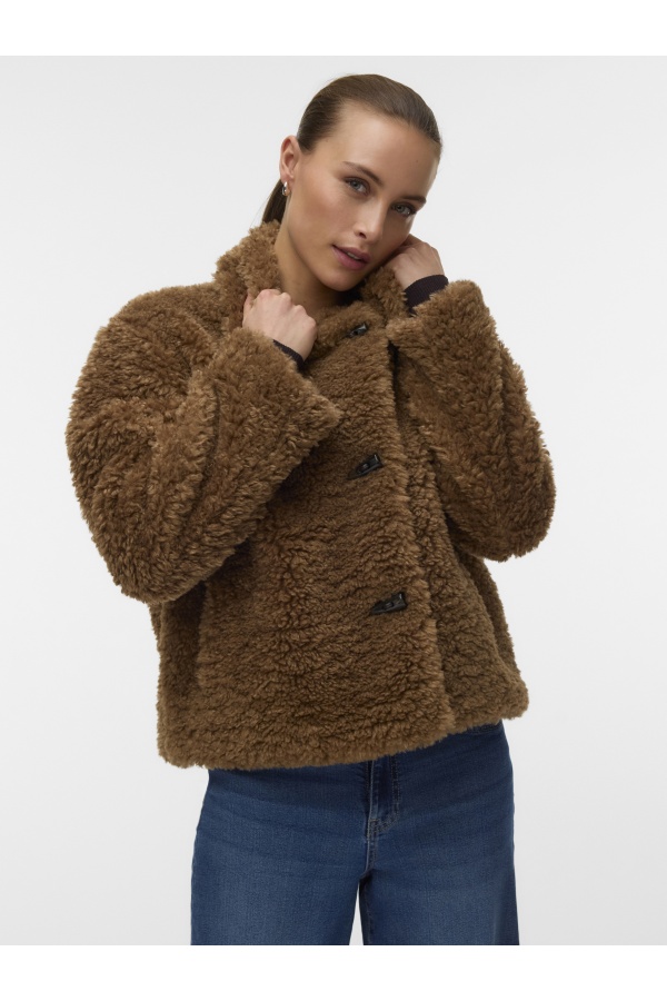 Veste Teddy Silver Mink VMFRANCES Vero Moda - 1 | MULHERES