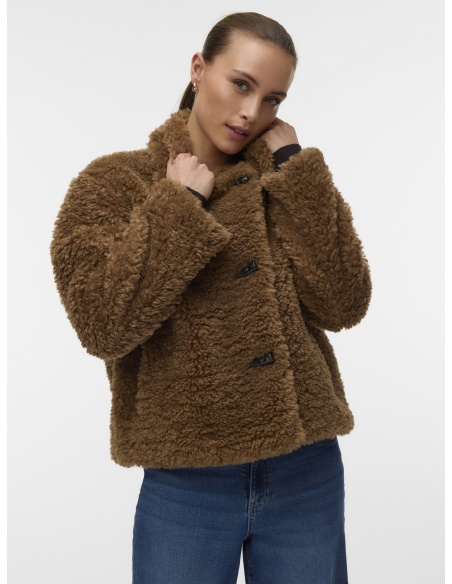 Veste Teddy Silver Mink VMFRANCES Vero Moda - 1 | MULHERES
