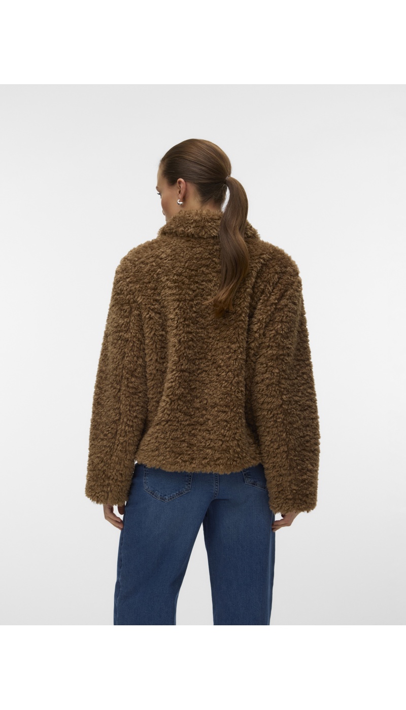 Veste Teddy Silver Mink VMFRANCES Vero Moda - 2 | FEMMES