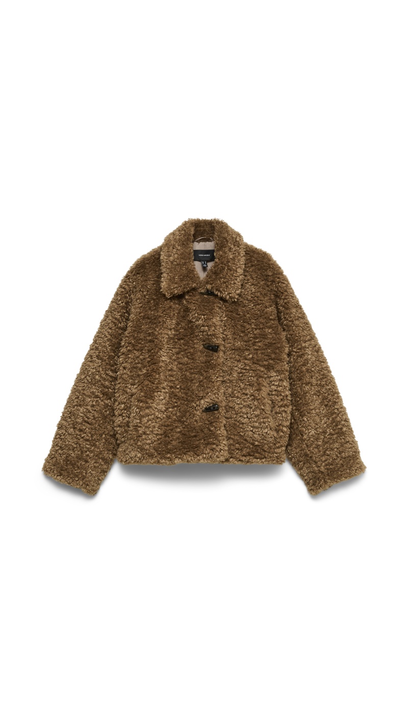Veste Teddy Silver Mink VMFRANCES Vero Moda - 4 | FEMMES