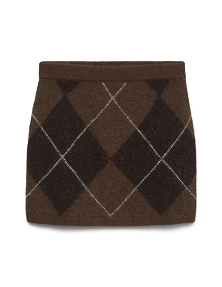 Jupe Jacquard Cocoa Brown VMDARLA Vero Moda - 4 | BAS
