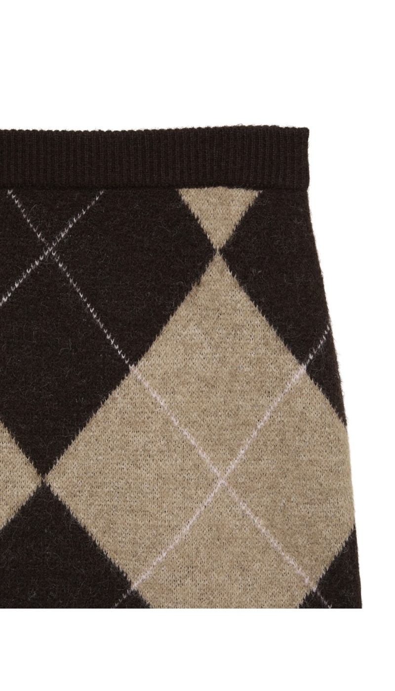 Jupe Jacquard Chocolate Torte VMDARLA Vero Moda - 3 | ABAIXO